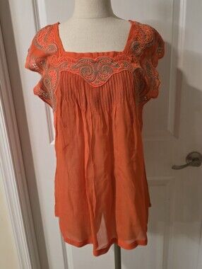 Isato Anthropologie Blouse Size Small